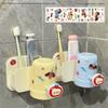 Multifunctional Toothpaste Holder with Mouthwash Cup Toothbrush Stand  Bathroom Accessories