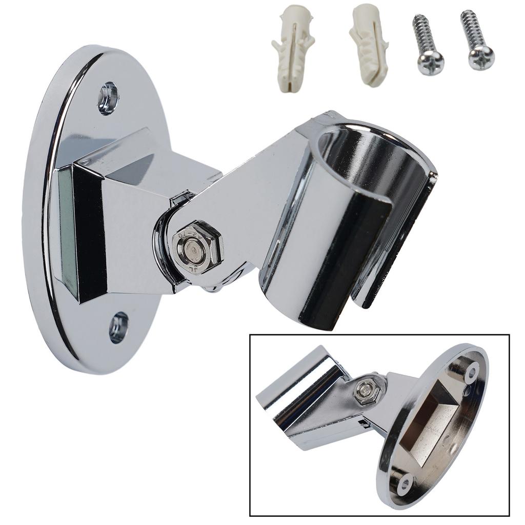 Chrome Finish Shower Bracket Shower Fixed Base Shower Head Bracket Brand New