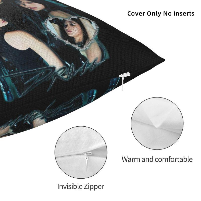 Custom Kpop A-Aespas Girls Karina Winter Giselle Ningning Pillow Case Sofa Luxury Cushion Cover Car Pillowcase