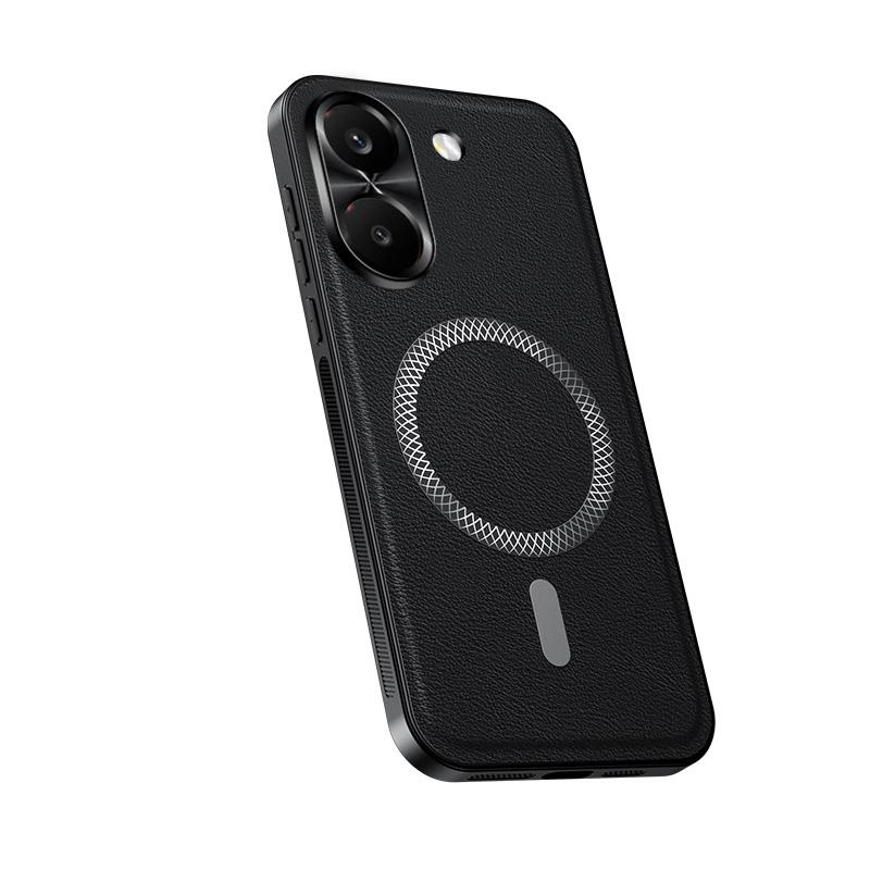 For Mi Poco F8 M8 X7 M7 F7 X6 F6 Pro X8 Pro Max High End Leather Metal Magnetic Ring Phone Case For Mi Poco F8 F7 Ultra
