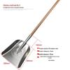 NaiDuo No. 8 316 Stainless Steel Shovel with Wooden Handle