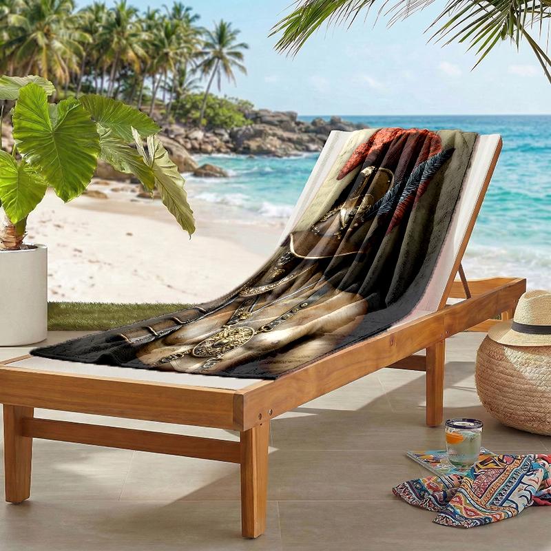 Gladiator Helmet Fashion Beach Towel: Ideal for Summer Adventures Soft, absorbent and quick drying suitable for swimming and bathing