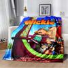 Vickie Die Wikingerin Cartoon-Druck Flanell Überwurf Weich Warm Sofa Bettdecke Für Kinderzimmer Wohnzimmer Heimdekoration Geschenk