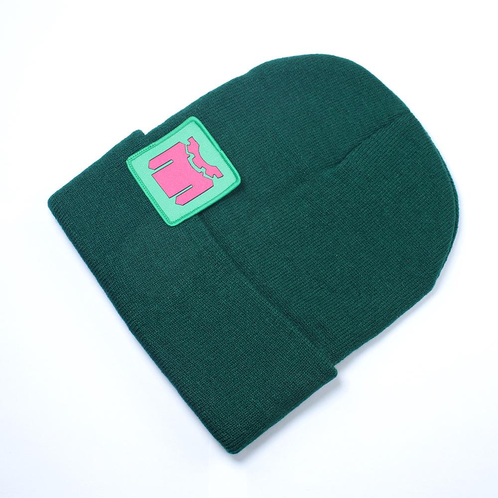 

Fearless K Sante Cosplay Knit Hat - Valorant Inspired Winter Warm Accessory зелёный
