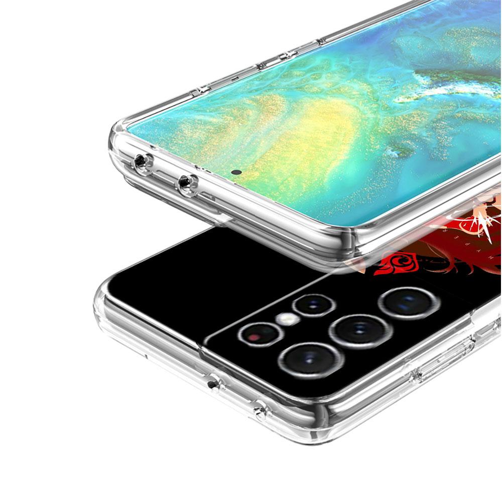 Anime Genshin Impact Clear Case For Samsung Galaxy S22 S20 FE S21 S10 S9 Plus Note 20 Ultra 10 Lite Transparent Phone Shell