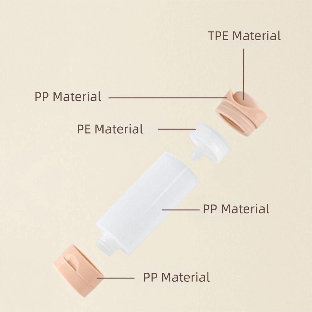 Press Airless Pump Bottle Empty Lotion Packaging Box Convenient Cosmetic Container Travel