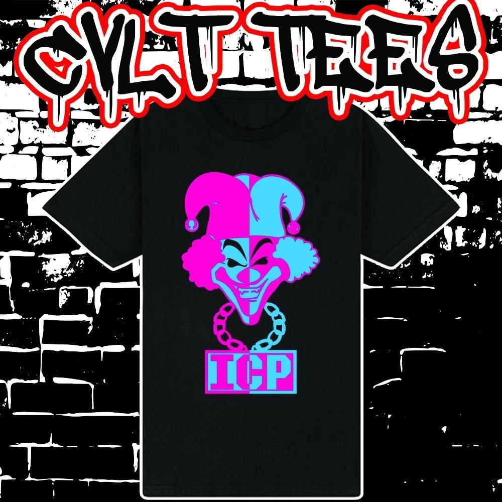 Men s and Women s T-shirts Insane Clown Posse Carnival of Carnage Joker card style Tee ~ 100% Cotton XL