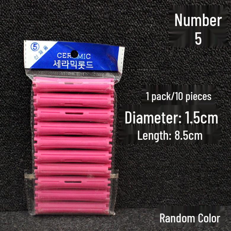Thickened Curling Practice Rods: Pear Flower Hollow Cold Wave Rods for Textured Hairdressing