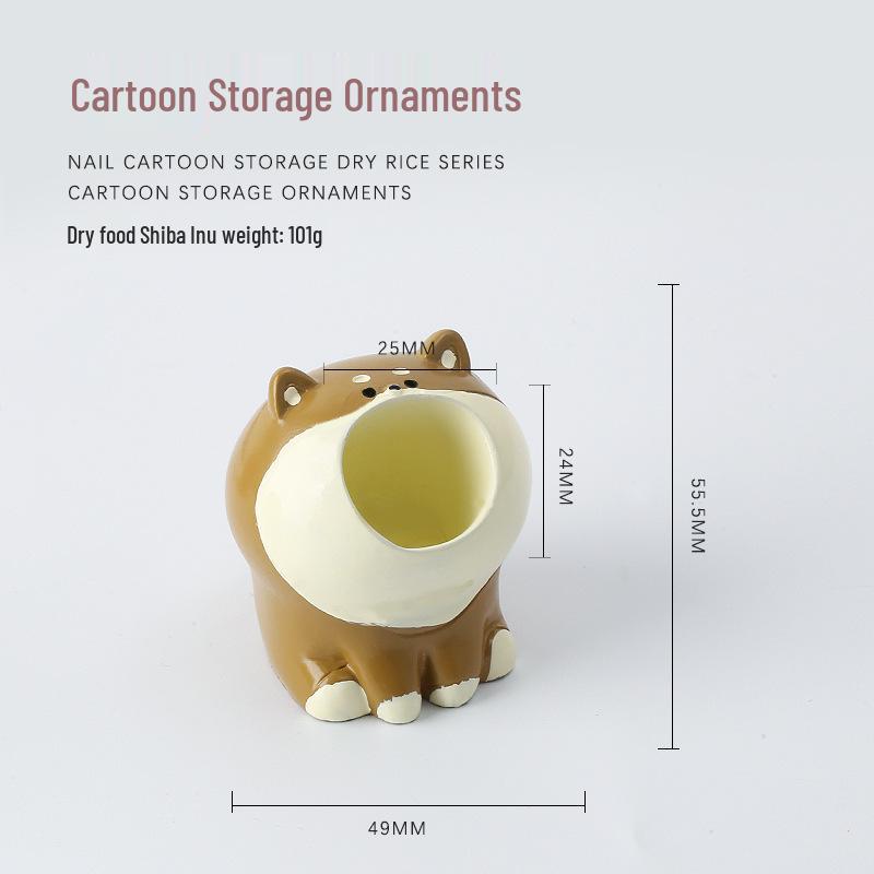 

Подставка для ручек в виде мультяшного персонажа и настольное украшение для нейл-арта