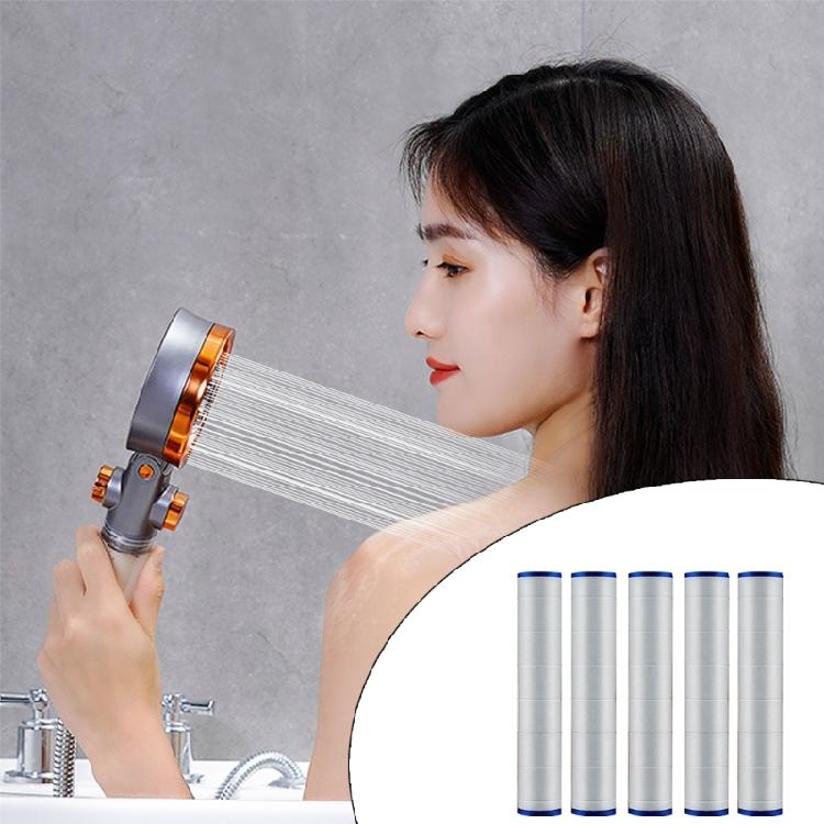 5Pcs PP Cotton Filter Shower Head Replacement Filters Cartridge Bathroom Accessory for Shower Water Cleaning Enduring