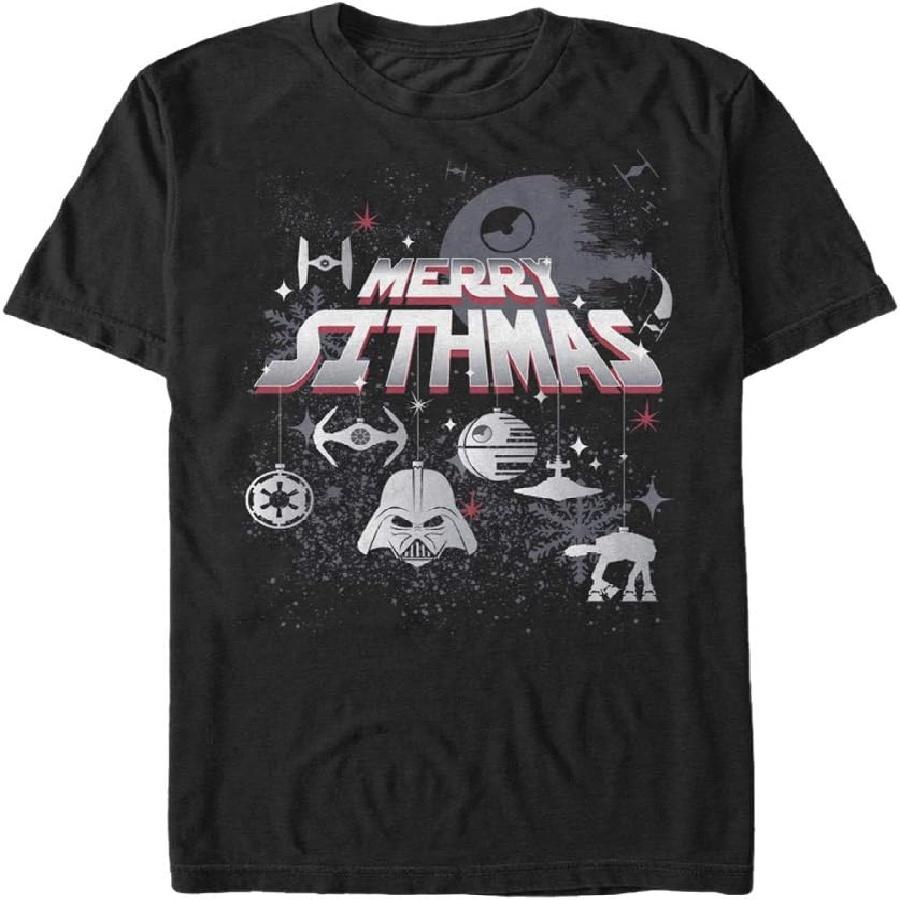 Мужская рождественская футболка Fifth Sun Звездные войны Сифмас XXXXXL чёрный
