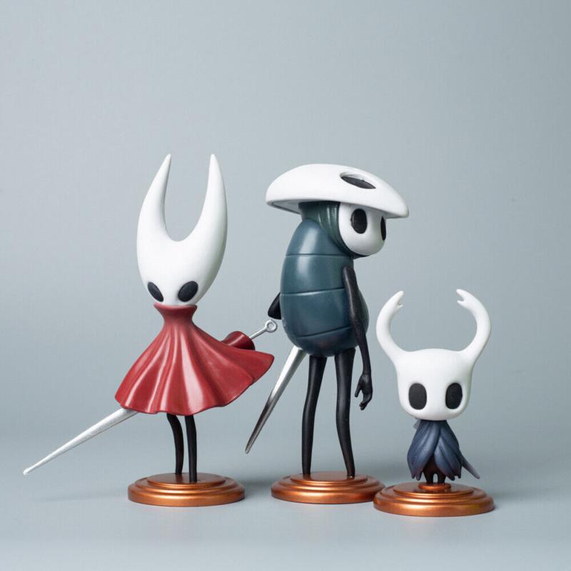 

3 шт./набор фигурок рыцаря игрушка Hollow Knight аниме-игра фигурка в коробке