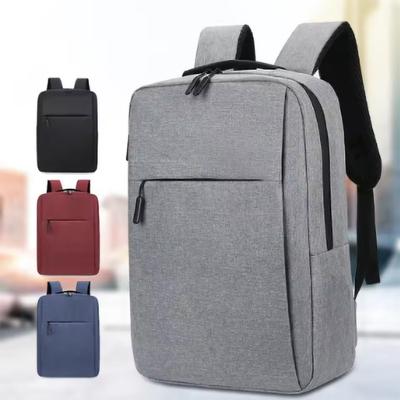 Trendy Oxford Cloth Versatile Backpack Black Grey Blue Red School Student Backpack Washable Business Rucksack