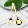New 36Pcs Mint Gold Cutlery Set Western Silverware Stainless Steel Dinnerware Knife Fork Spoon Tableware Flatware Kitchen Wedding Accessories
