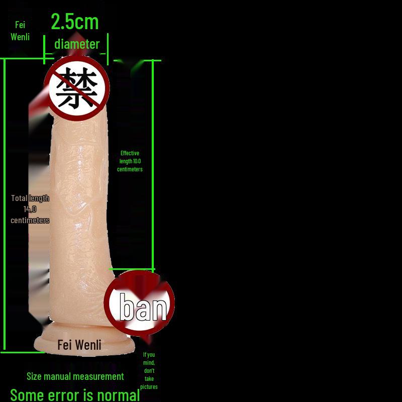 High Transparency Thick Suction Cup Dildo for Women - Flirting Adult Toy