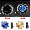 Luminous Car Air Outlet Quartz Clock Auto Watch Thermometer Hygrometer for Automobiles Decoration Clocks Ornament Accessories