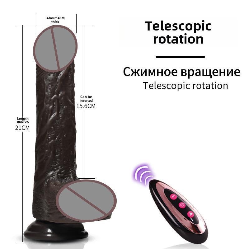 Fairy Black Electric Dildo: Muscle Simulation Masturbator for Women