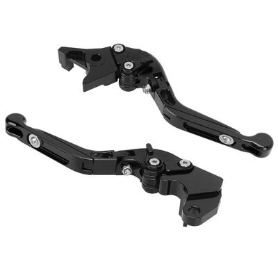 1 Par Alavanca de Embreagem Dobrável Ajustável Alavanca de Manete de Freio e Embreagem para Motocicleta Substituição para Suzuki GSXR600 GSR600