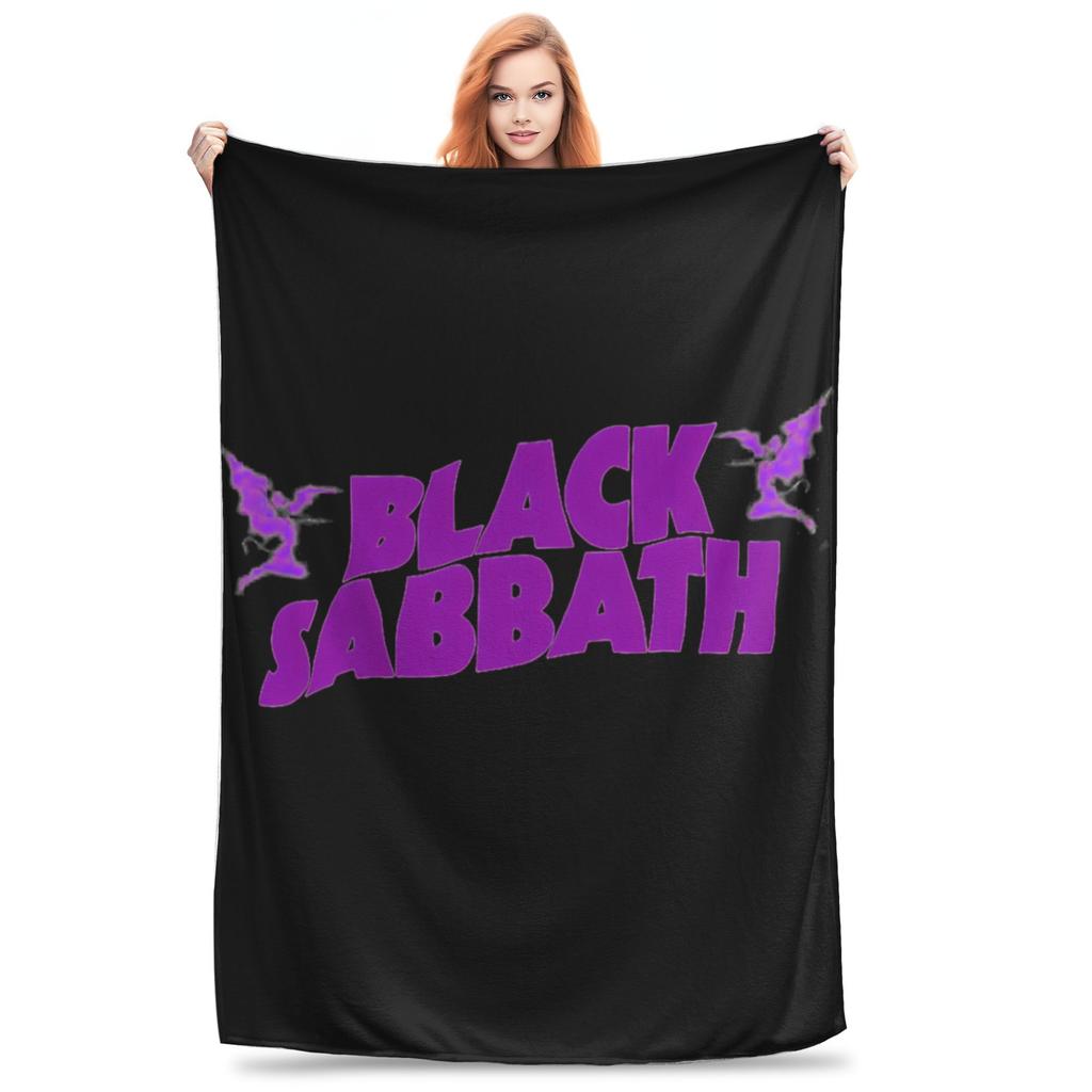 Black Sabbath Ozzy Osbourne Blanket Back To The Beginning Tour  Decorative Flannel Throw Blanket For Home Decor Warm Bedspread