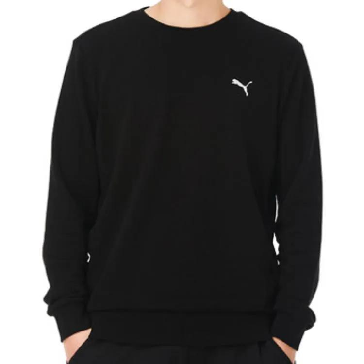 Puma STUDIO AOP Sweatshirts Men's Black Crew Neck Moderate Regular (Unisex) Sweatshirts 590321 01