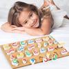 Arabic Alphabet Wooden Jigsaw Puzzle: Children's Educational Hand-Grasp Board