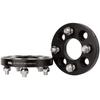 Forged 100 15mm Black Wide Tread Spacers for MAQs Aluminum Wheels 4-lug P1.25 (2 Pieces)