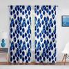 Cute Blueberry Watercolor Fruit Bright Colorful Tulle Curtains for Living Room Bedroom Chiffon Sheer Voile Kitchen Curtain Drape