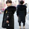 Children's Down Jacket Mid-length Style Thickened White Duck Down Jacket
