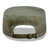 Versatiles Armies Green Hat Man Casual Checkered Lining Hat Back Closed Flat Hat for Everyday Use and Outdoor Activity