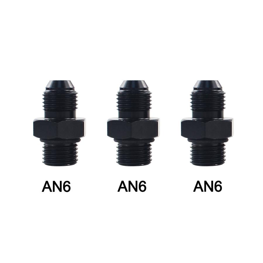 -XNUniversal Stainless Steel Fuel Pressure Regulator+Gauge+AN6 Fitting 30-70 PSI