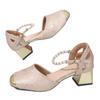 Baotou Sandalen - Damenschuhe mit mittlerem Absatz - Neuer Stil - Elegante High Heels mit dickem Absatz