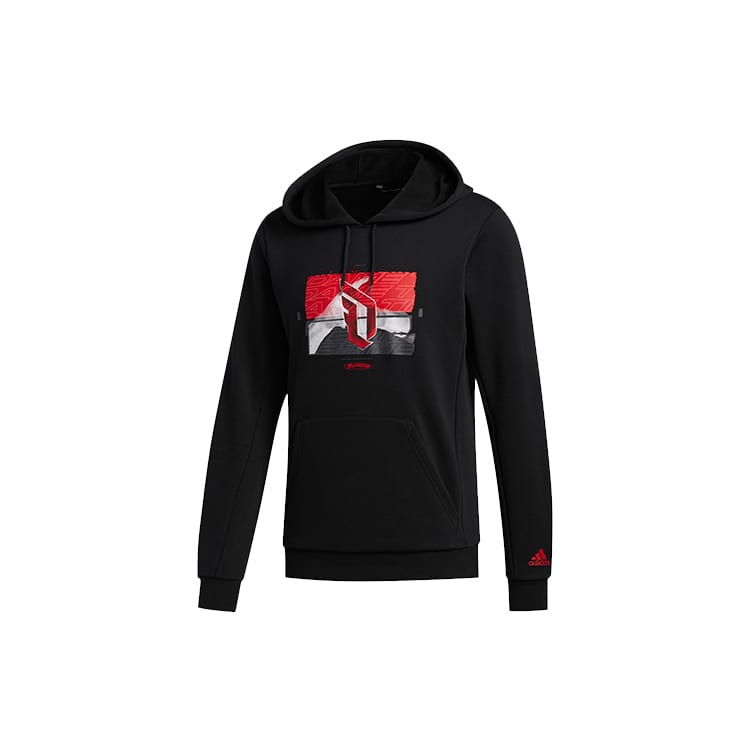 adidas Sweatshirts Men's Black Hooded Moderate Regular GJ2315
