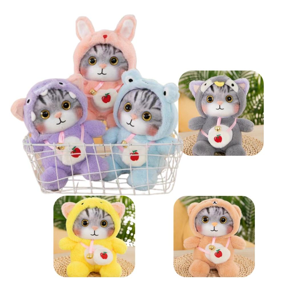 Cute Cat Plush Toy For Kids Soft And Cuddly, Perfect For Nap Time Cartoon Animal Stuffed Animal