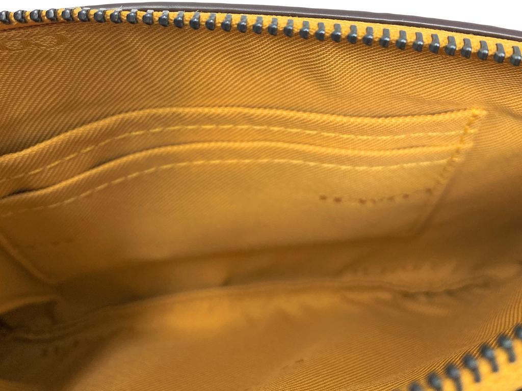 Coach Polished Pebble Small Wristlet Honeycomb Style No. 22952, Honeycomb.