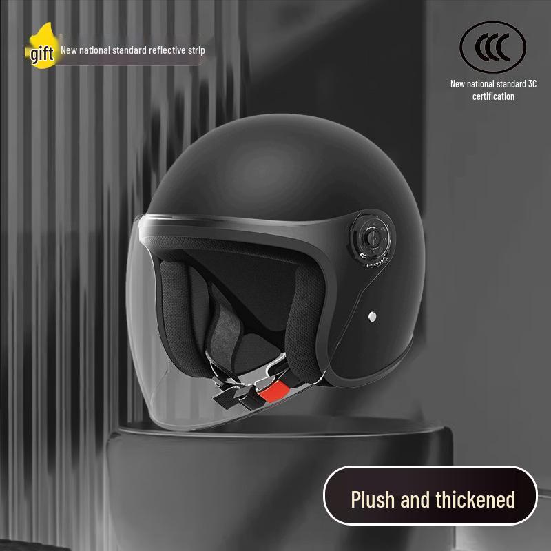 Women's Unisex Winter Warm Half Helmet for Electric Scooter/Motorcycle with Free Shipping