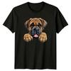 Cute Bullmastiff Dog Peekaboo Pet Puppy Animal Lover TShirt