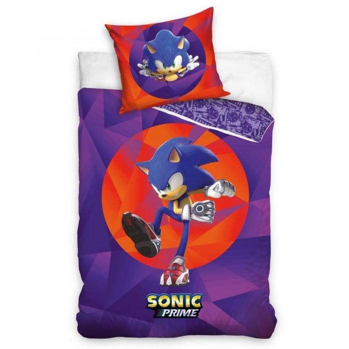 Sonic Prime Reversible Cotton Duvet Cover Set