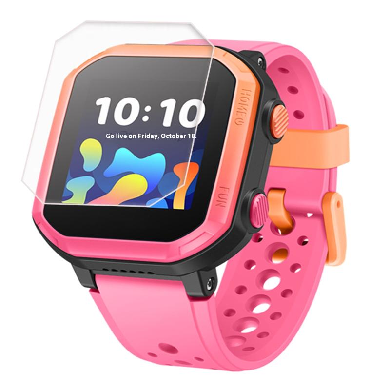 2Pcs Screen Protector For Watch Kids 4 Pro Tempered Glass Film To Prevent Scratches Hd Transparent Waterproof Anti-Scratch