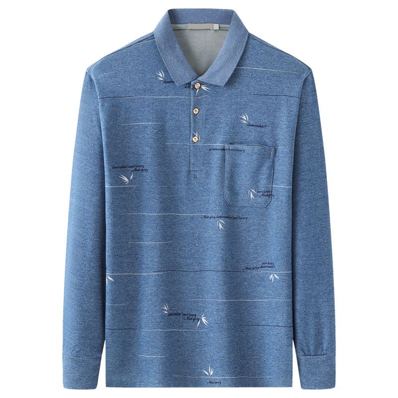 

Весна Осінь Нові ПОЛО Комір Довгий Рукав Сорочки Поло Чоловічі Смугасті Ґудзики Печворк Пуловери Чиста Бавовна Все-поєднуване Y2K Топи L червоний