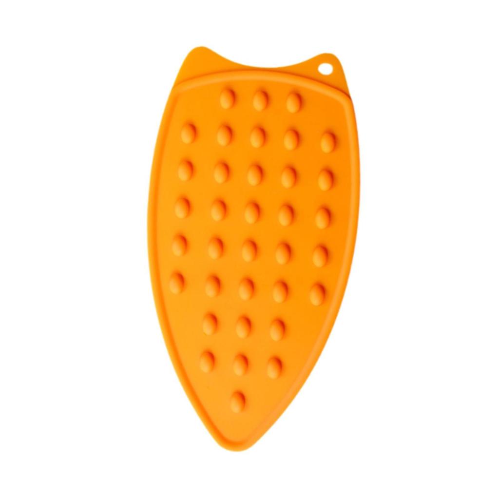 Silicone Rest Pad for Hot Iron Rest Household Anti Slip with Hole Protecting Your Table during Ironing Portable Ironing Stand
