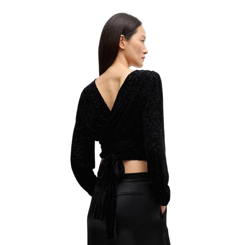 BOSS Womens/Ladies Edevory Devore Wrap Top