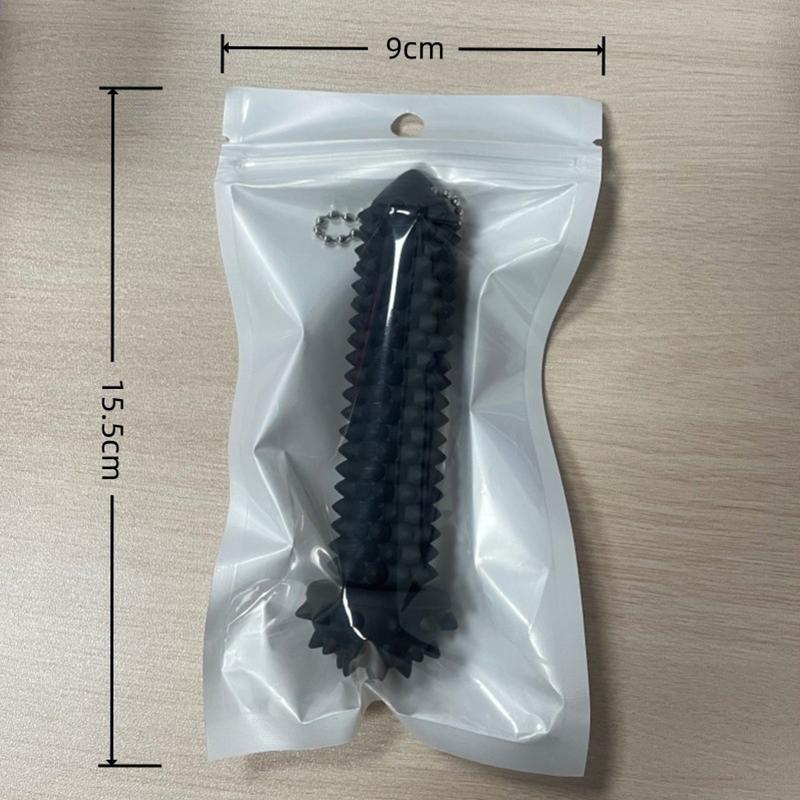 Pain Stim Spiky Roller Fidget Keychain Pocket Sensory Toy Relieve Stress Anxiety for Adults Office Desk Decor Gifts