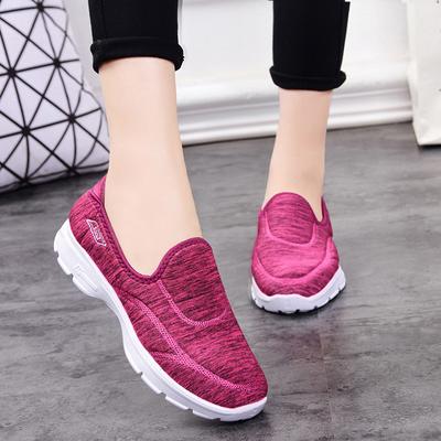 Shoes Women's New Foreign Trade Women's Shoes Middle-aged and Elderly Walking Casual Sports Shoes Women's Old Beijing Cloth Shoes Mother Shoes