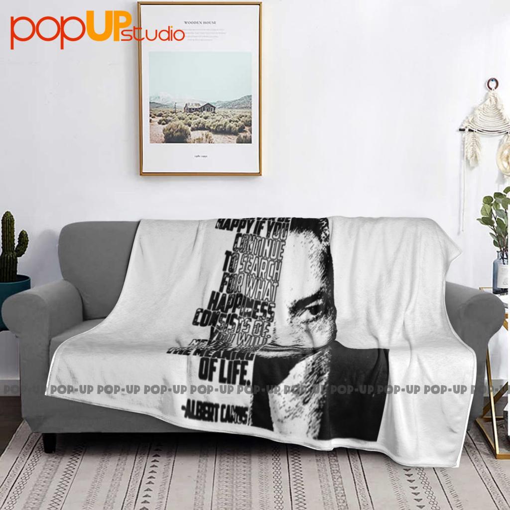 Albert Camus You Will Never Be Happy Ultra-Soft Blanket Quilt Winter Sofa Cover Bed Covers