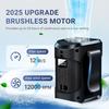 Small Belt Fan Waist Clip Fan Wearable Cooling Fan Rechargeable Fan 4000mAh Battery Suitable for Office and Home Use