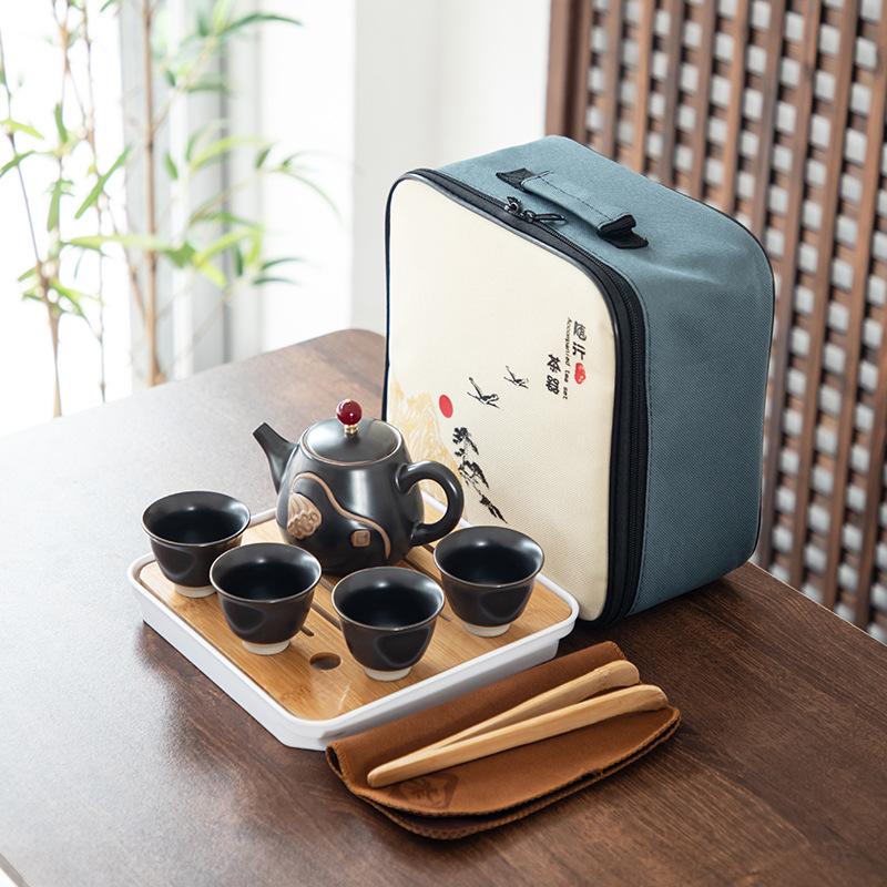 Firemní dárkový tisk kreativní cestovní čajová souprava keramická souprava praktické otevření společnosti levné dárky pro zákazníky