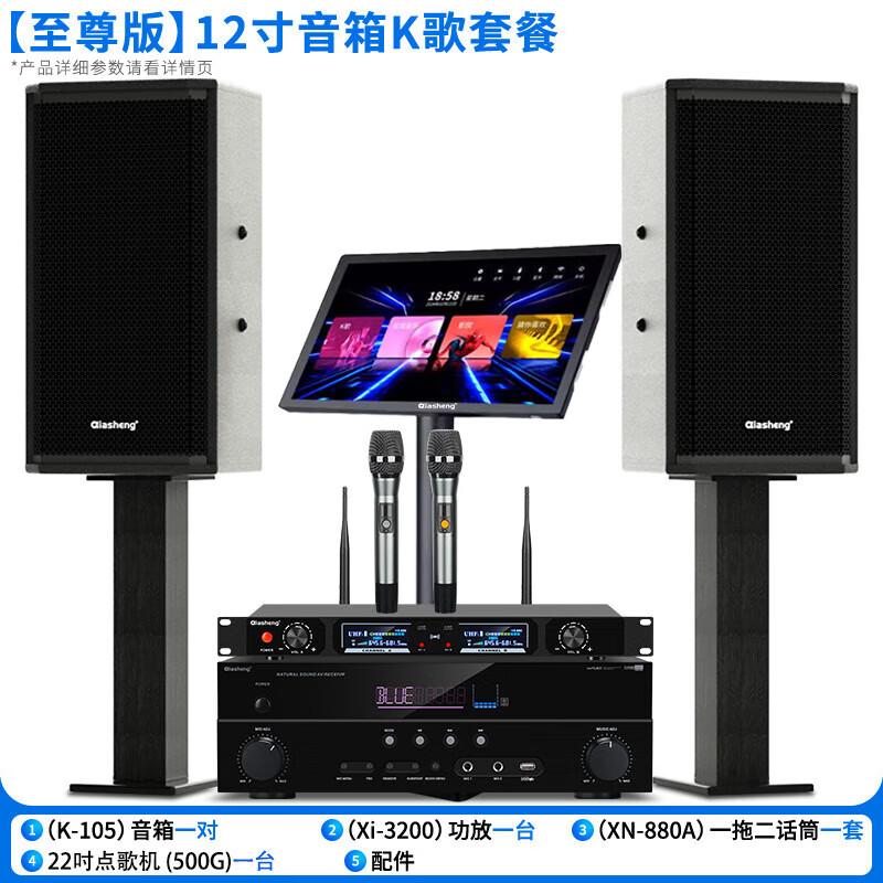 QIASHENG Professional Home KTV Karaoke System CN plug (adapter included) (CN version)