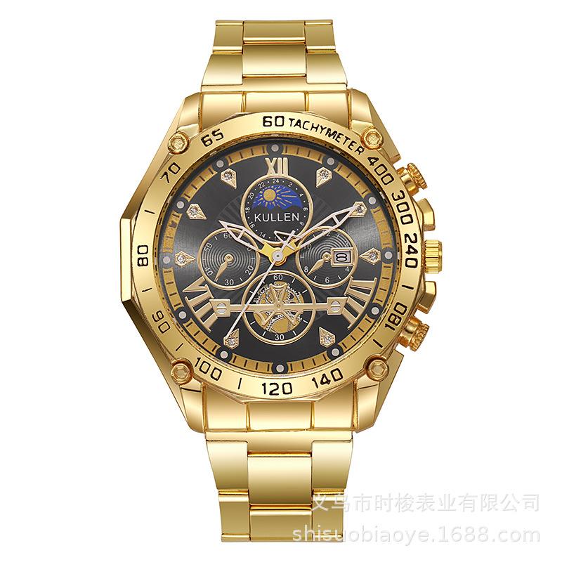 Luxury Men Quartz Watches Fashion Concept Decorative Dial Casual Military Sports Wristwatch Waterproof Men's Clock