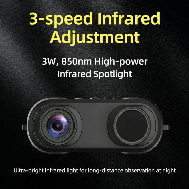 Night Vision Glasses 8X Digital Zoom 3 Inch Screen 4K Video 400m Night Vision Goggles Night Vision Binoculars for Hunting