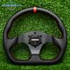 13inch Universal D Shape Racing Leather Flat Sim Sport Steering Wheel for Game Car Accessories